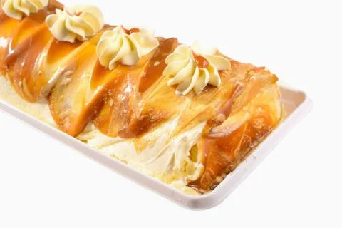 Dulce de leche cake Stock Photos