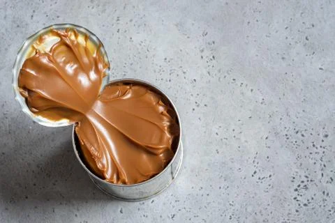 Dulce de leche in a can Stock Photos