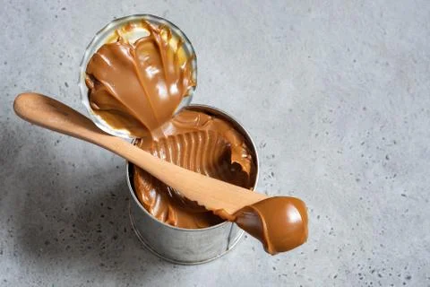 Dulce de leche in a can Stock Photos