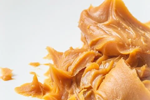 Dulce de leche ( Doce de leite ) in close-up. Stockfoto's
