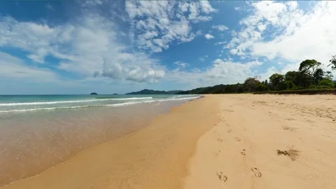 Duli Beach in El Nido, Philippines. Palawan. Stock Footage 266802441