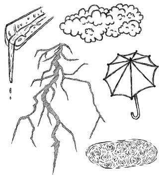 Dull climate Stock Illustration