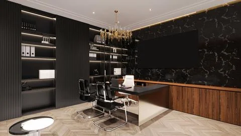 From Dull to Dynamic Simple Office Interior Design Tips That Work Illustrazione stock