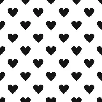 Dull heart pattern seamless Illustrazione stock