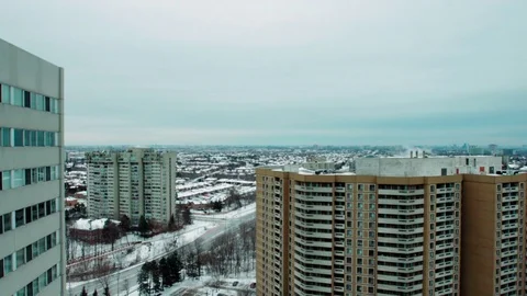 Dull Winter Day from above. Stock Footage 84510903