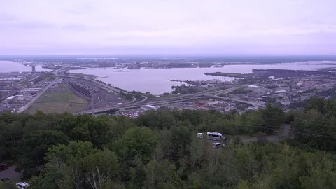 Duluth Enger Park View Vídeos de archivo 116060633