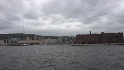 Duluth Minnesota Shore Vídeos de archivo 116062453