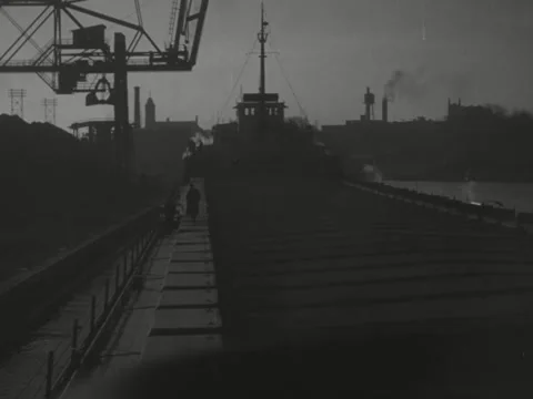 Duluth, MN - View from the deck of cargo transport ship Stock-Footage 231511827