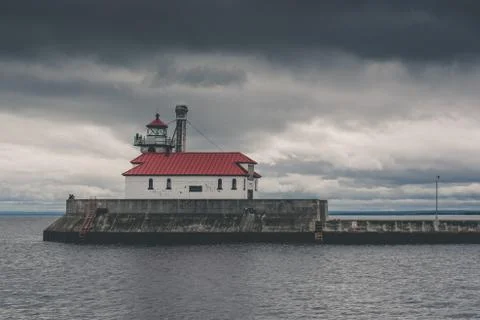 Duluth South Breakwater Outer Light Stock Photos
