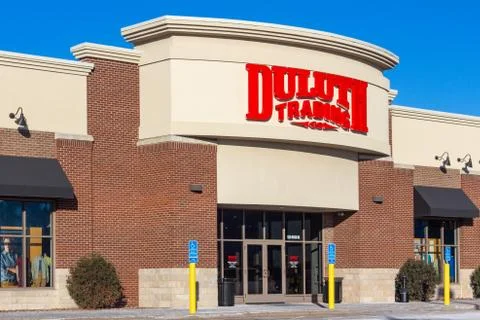 Duluth Trading Retail Store and Trademark Logo Stock Photos