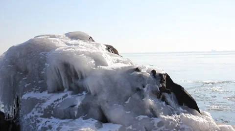 Duluth Winter Ice Lake 1 스톡 동영상 33922683