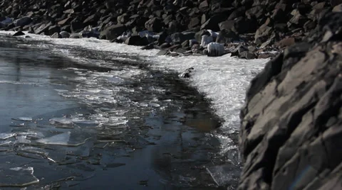 Duluth Winter Ice Lake 11 스톡 동영상 33922654