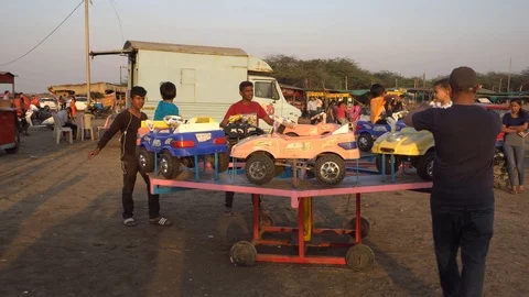 Dumas Beach Stock Footage 92091123