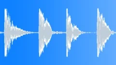 Dumb wooden container hits Sound Effect