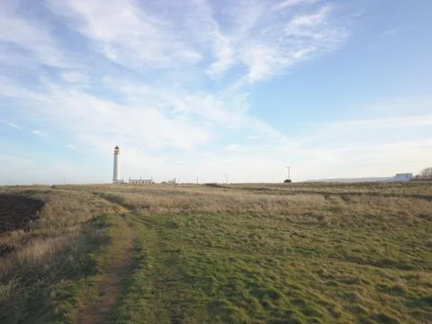 Dumbar Light house 库存照片