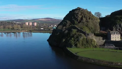 Dumbarton Castle Unveiling Ancient Pathways Stock Footage 271111606