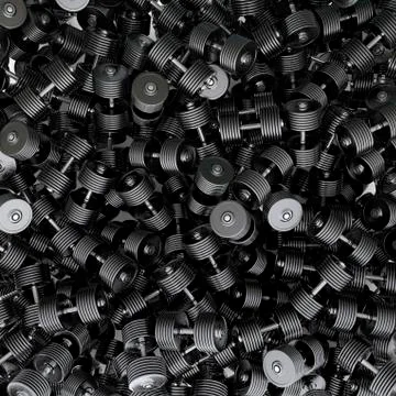 Dumbbell background Illustrazione stock