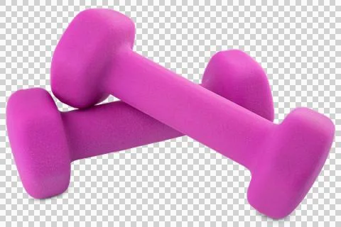 Dumbbell. Basics easy grip workout dumbbell Stock Photos