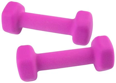 Dumbbell. Basics easy grip workout dumbbell Stock Photos