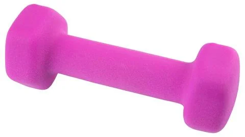 Dumbbell. Basics easy grip workout dumbbell. Stock Photos