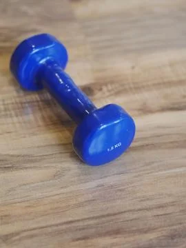 Dumbbell gymnastic Stock Photos