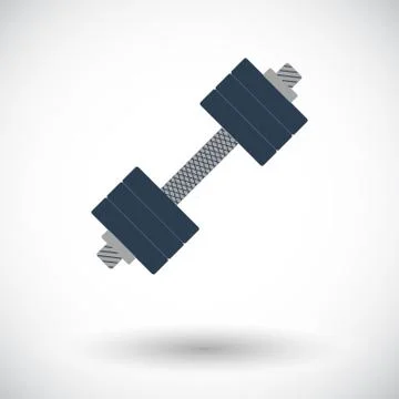 Dumbbell icon Stock Illustration
