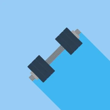 Dumbbell icon Stock Illustration