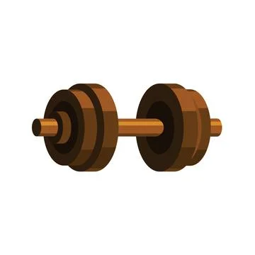 Dumbbell icon Stock Illustration