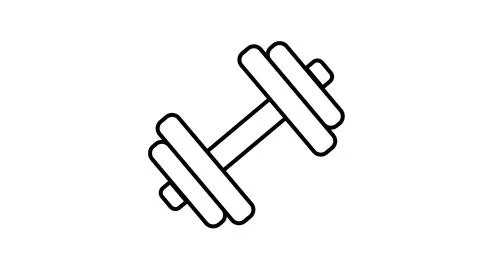 Dumbbell Icon Stock Illustration