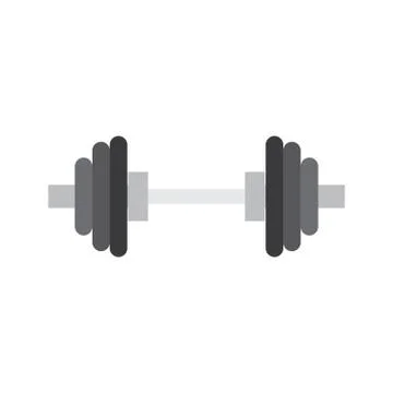 Dumbbell Icon Vector Stock Illustration