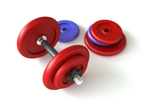 Dumbbell Stock Illustration