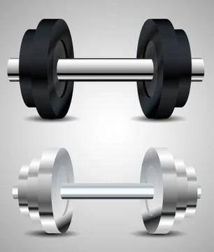 Dumbbell Stock Illustration