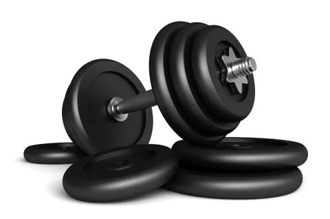 Dumbbell Stock Illustration