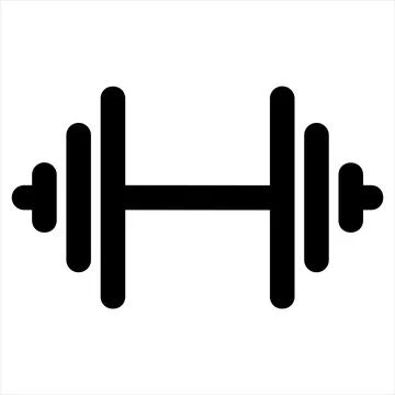 Dumbbell Stock Illustration