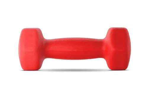 Dumbbell Isolated on white background Stock Photos