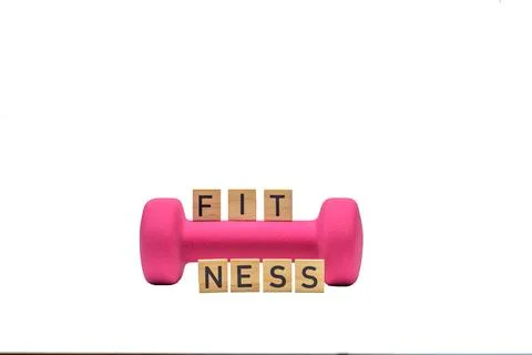 Dumbbell  isolated on white Stock Photos