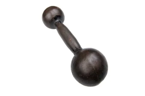 Dumbbell macro Stock Photos