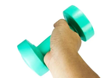 The dumbbell. Stock Photos