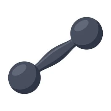 Dumbbell Vector Icon Stock Illustration