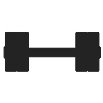 Dumbbell vector illustration Illustrazione stock