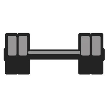 Dumbbell vector illustration Stock Illustration