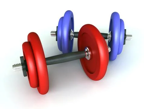 Dumbbells Stock Illustration
