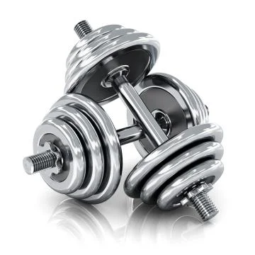 Dumbbells 스톡 일러스트