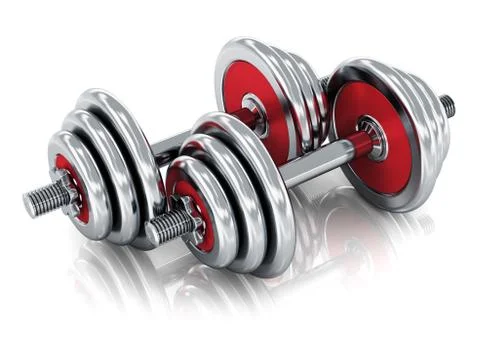 Dumbbells Illustrazione stock