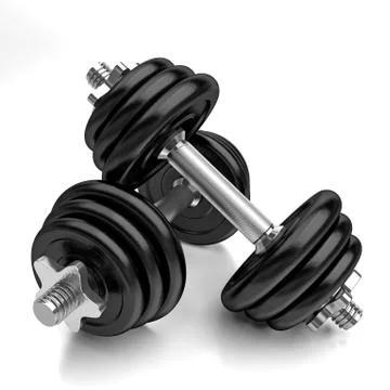 Dumbbells Stock Illustration