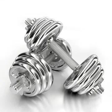 Dumbbells Stock Illustration