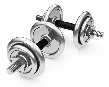 The dumbbells Stock Illustration