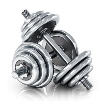 Dumbbells Stock Illustration
