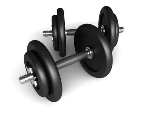 Dumbbells Stock Illustration