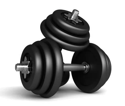 Dumbbells Stock Illustration